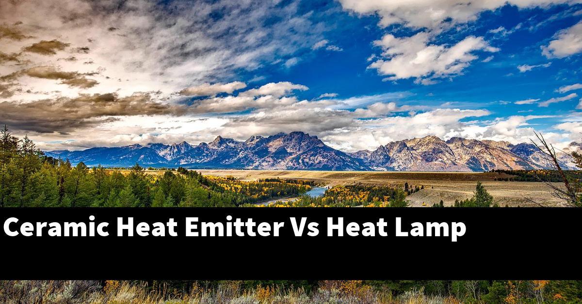 Ceramic Heat Emitter Vs Heat Lamp